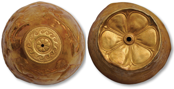 Scythian Sengileevskoe Gold Vessels Pierced Bottom