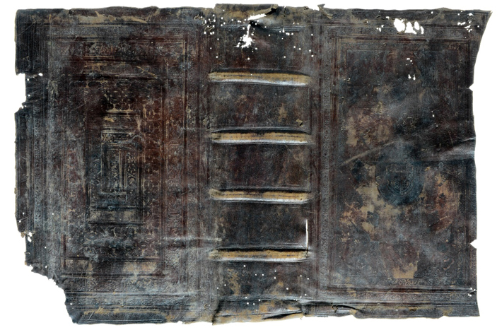 More than 30 leather book bindings were recovered from the wreck, including this Polish example. Researchers believe it’s possible that the books were part of a large library. The book bindings also include examples from England, France, Germany, and Amsterdam.
