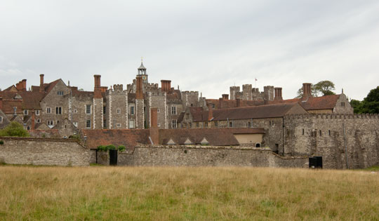 Vita Sackville-West, the early-twentieth-century writer and affiliate of the Bloomsbury Group, grew up in Knole House, and described it as resembling “a medieval village with its square turrets and its grey walls, its hundred chimneys sending blue threads up into the air.” (Courtesy National Trust)