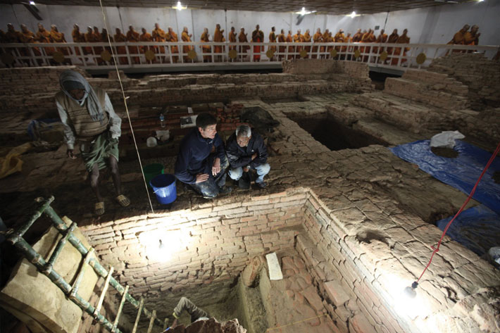 Nepal Early Buddhist Site Excavation