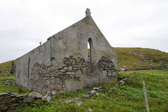 Trenches Ireland Inishark St Leos Chapel