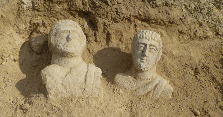 Trenches Israel Funerary Busts