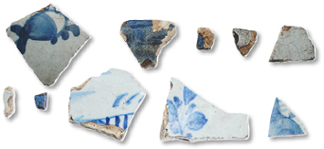 Fort Mose Florida Pottery Fragments