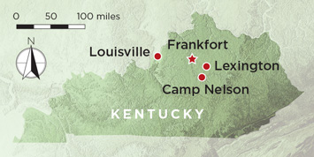 Camp Nelson Kentucky Map