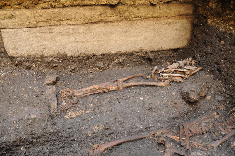 Saxon Sarcophagus Found at Lincoln Castle