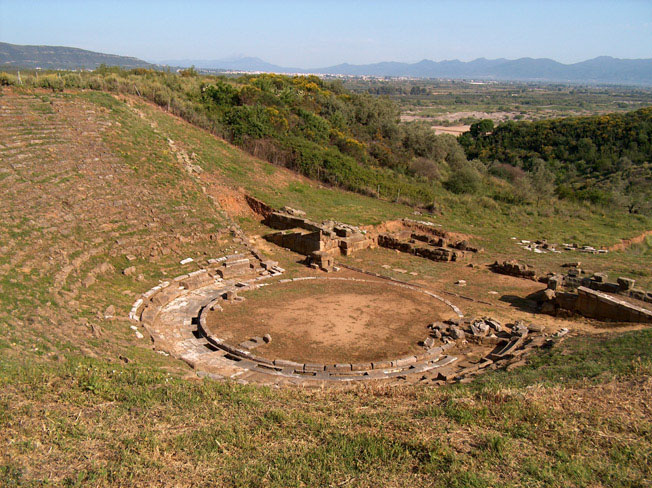 Stratos Etolia Acarnania Greece - Ancient theater
