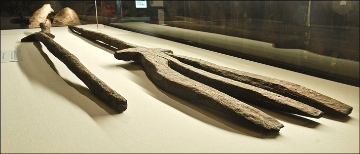 Neolithic-wooden-trident