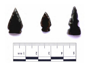 Maya Obsidian Points