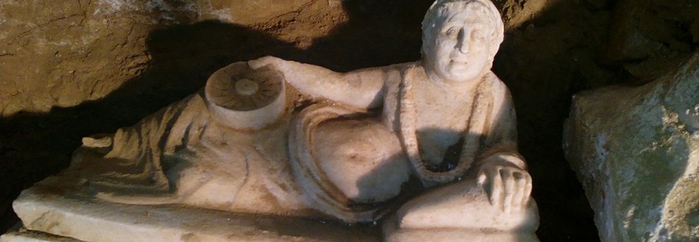 Intact Etruscan tomb