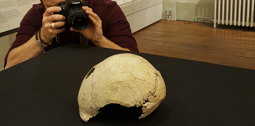 Scotland Culloden skull