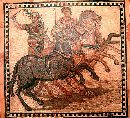 Roman chariot wheel