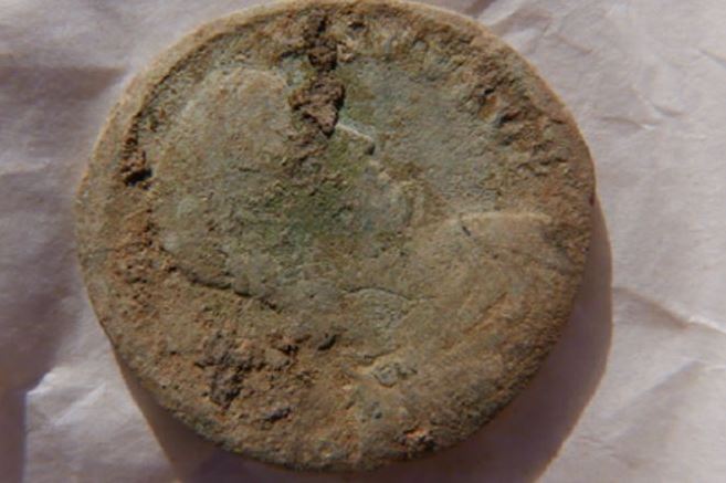 Scotland Roman coin