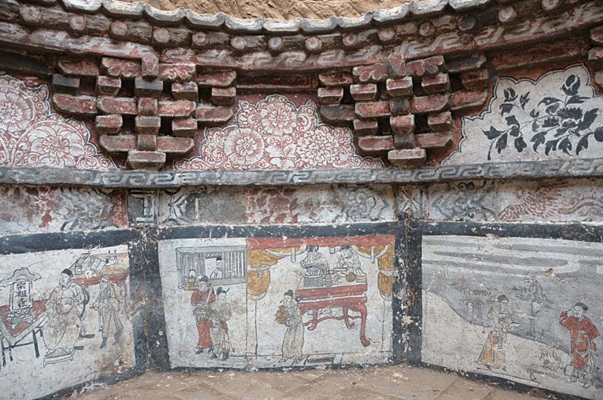 China octagon tomb