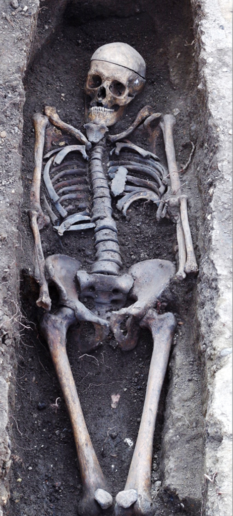 London cemetery skeleton