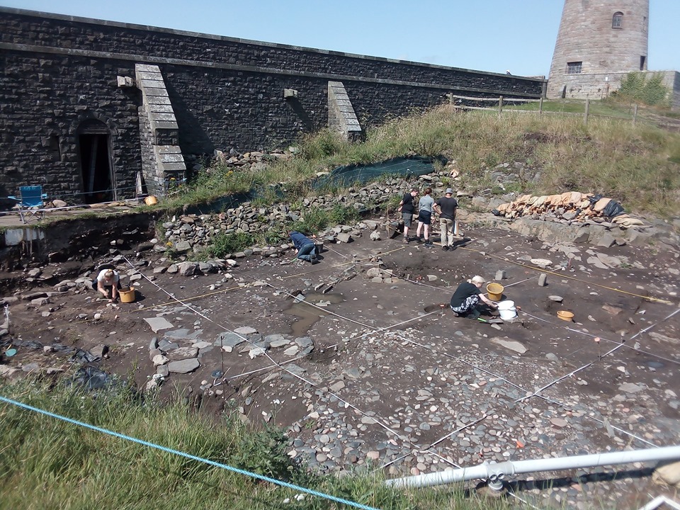England Bamburgh Castle Excavation