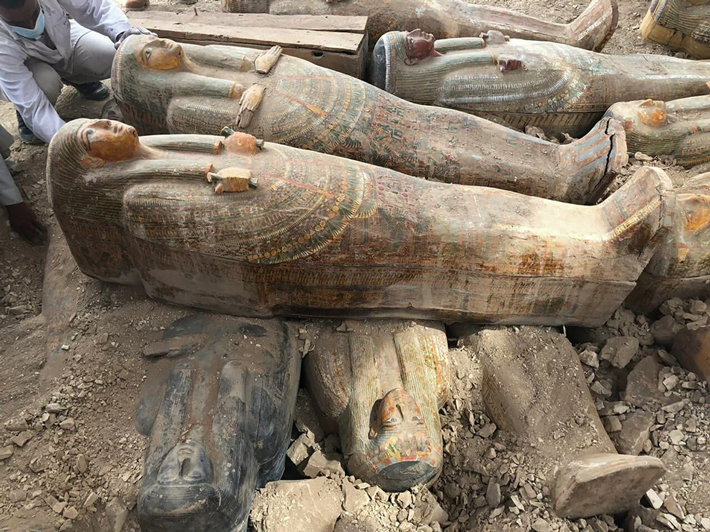 Egypt Luxor Coffins