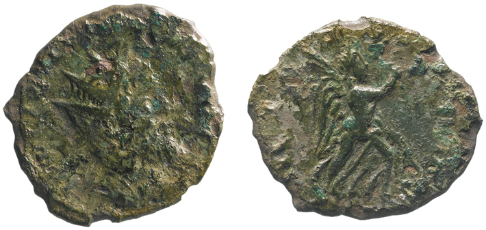 Artifact Gallic Laelianus Coin