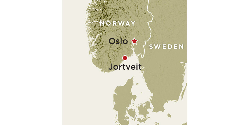 Norway Jortveit Map wide