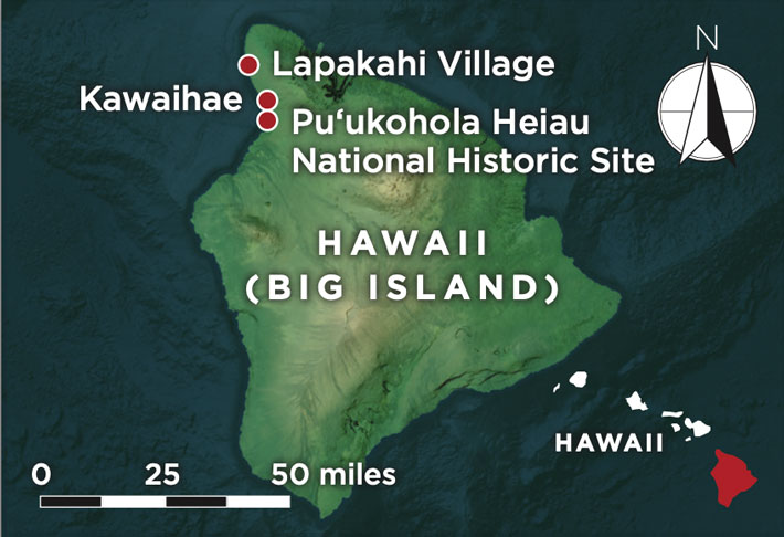 DD Hawaii Lapakahi Map