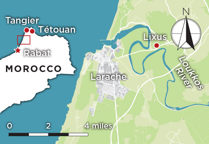 Morocco Lixus Map II