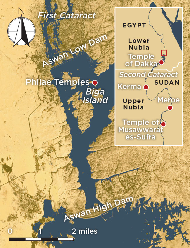 Philae Map