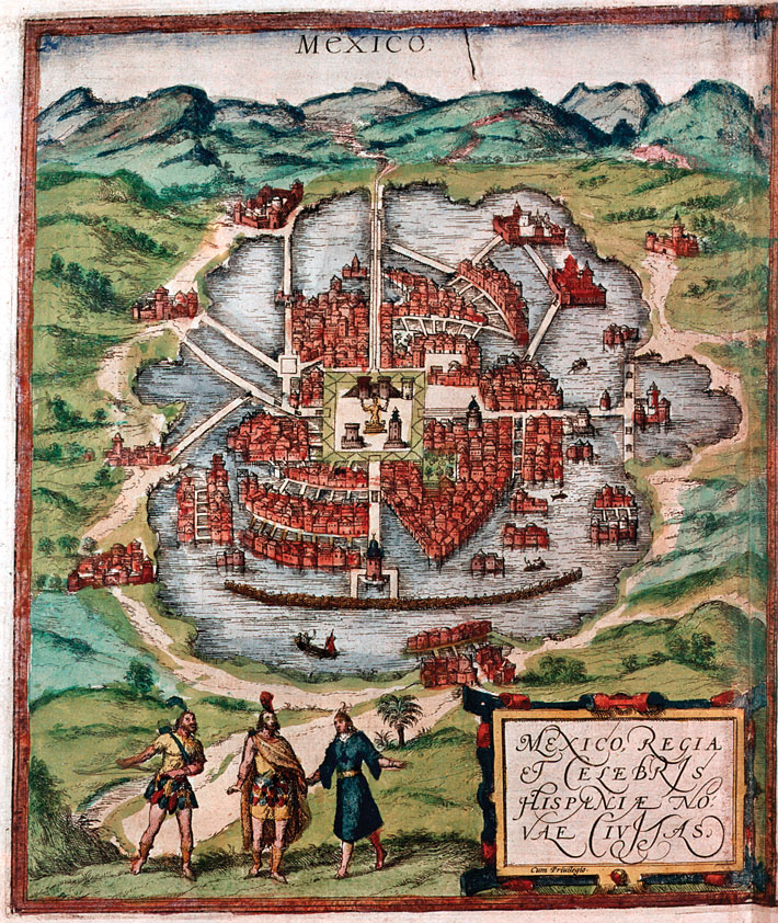 Mexico-City-1524-Map