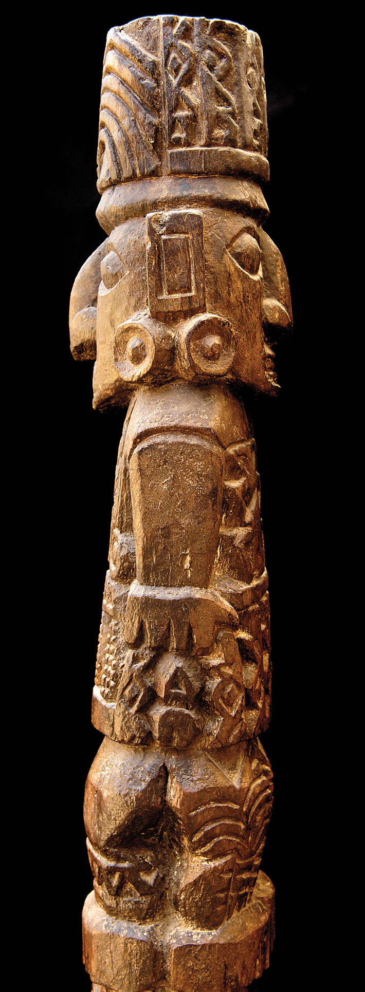 Peru Painted Idol Anthropmorphic
