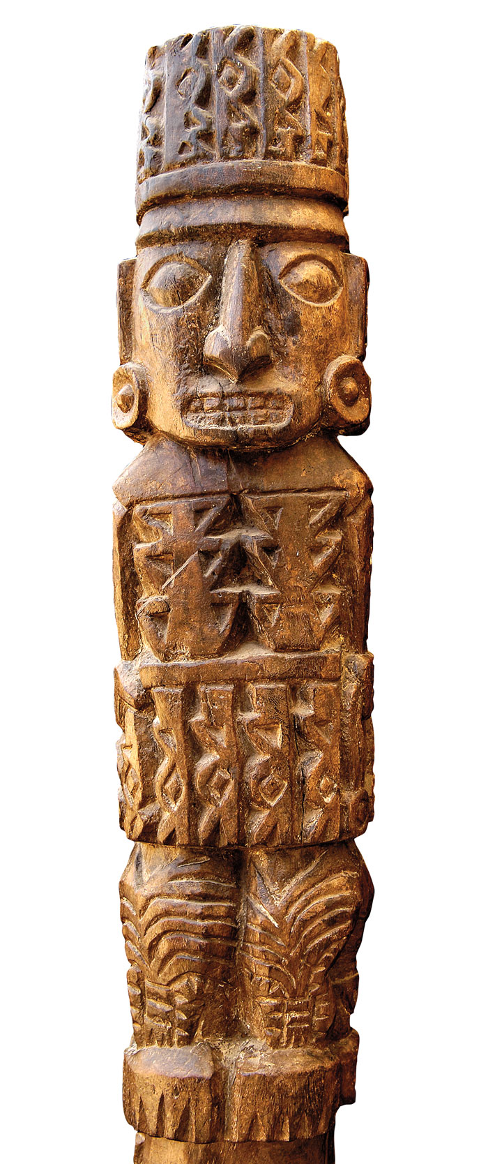 Peru Painted Idol Figure