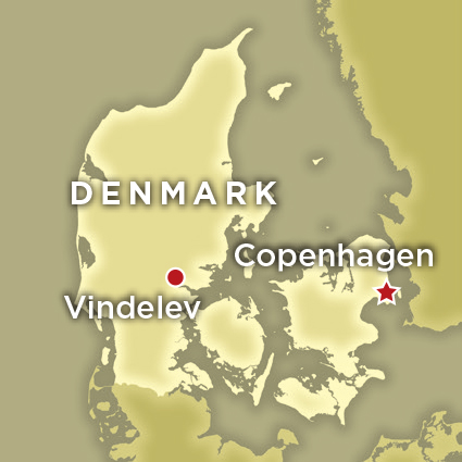 Artifact Vindelev Denmark Map