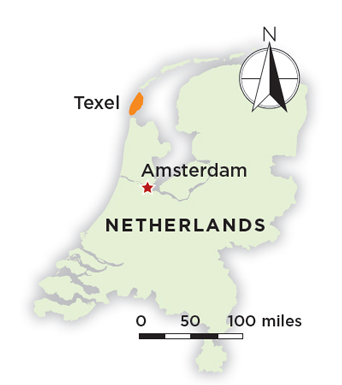 Netherlands Texel Map 2