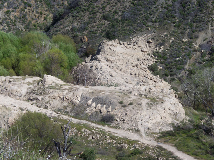Trenches California Dam Ruins