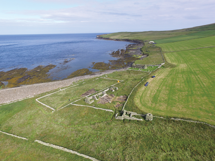 Digs Scotland Rousay Overhead