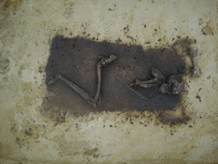 Woodhenge Pommelte Burial
