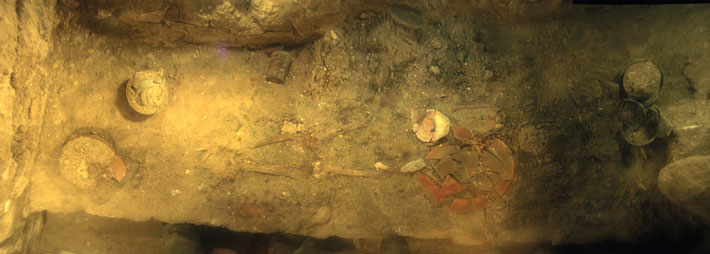Maya Excavation Remains