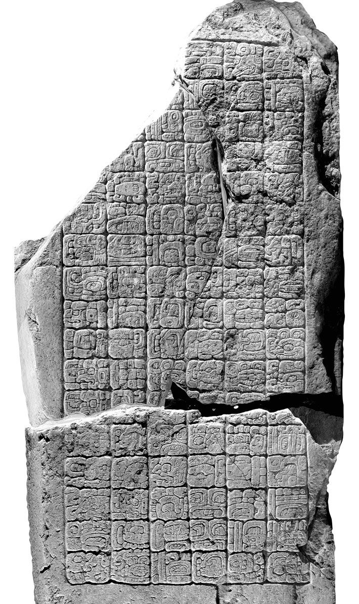 Maya Hieroglyphs Inscription