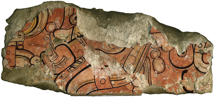 Top Ten Guatemala Maya Mural Fragment