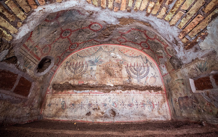 Rome Jewish Fresco