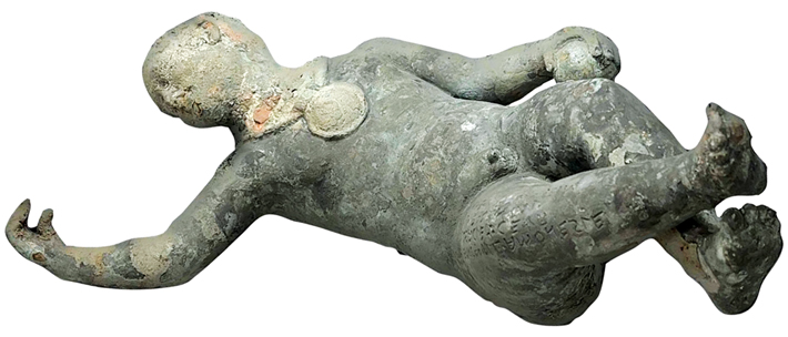 Italy Bronze Baby Statue