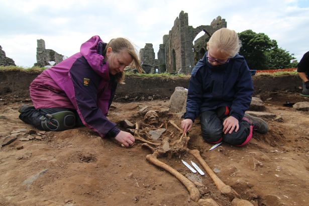Lindisfarne Cemetery Bones