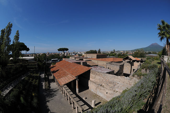 Pompeii Villa Mysteries Aerial