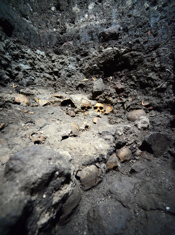 Trenches Aztec Temple Skulls