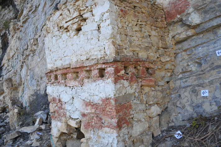 Central Tomb 1 at La Petaca still retains traces of its original red paint and is one of some 125 such structures the team recorded at the site.