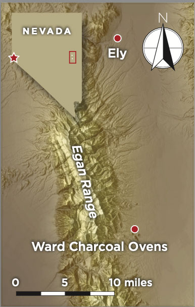 MA23 Nevada Charcoal Ovens Map