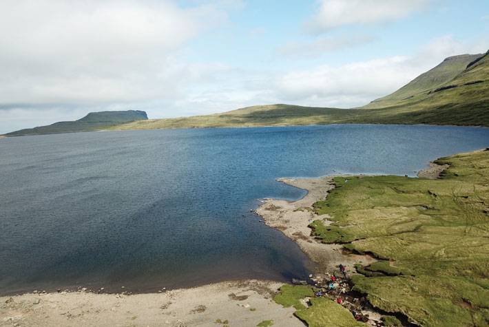 Faroes Argisbrekka Lake