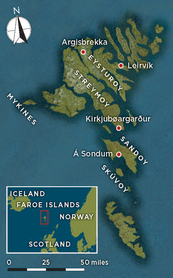 Faroes Map