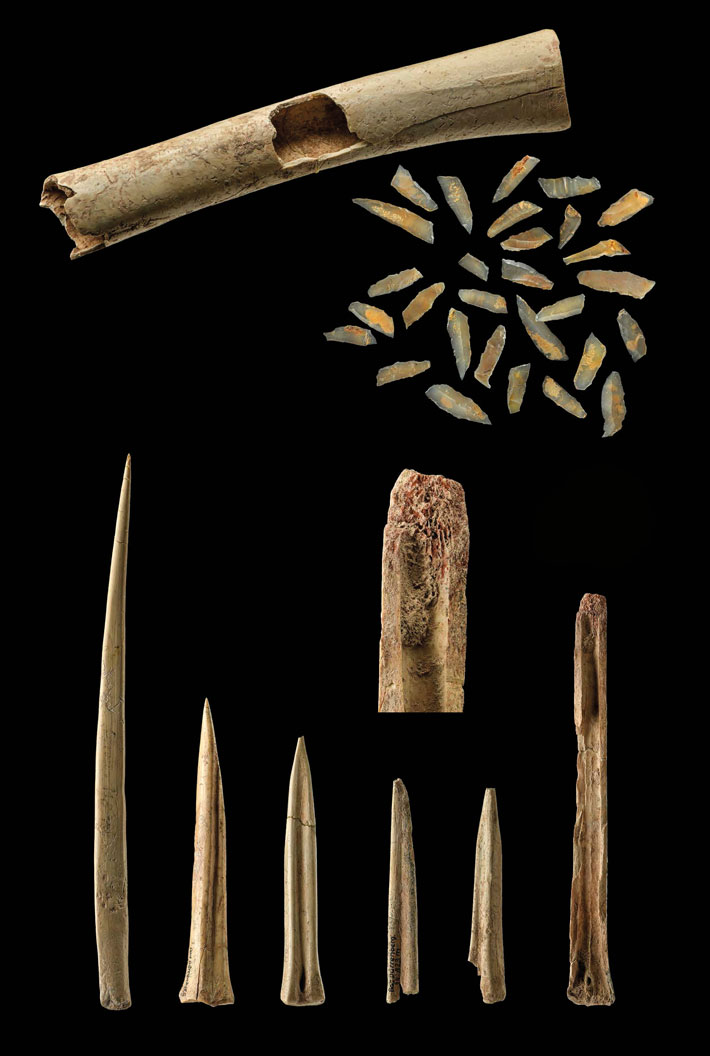 Germany Mesolithic Shaman Bone Tools