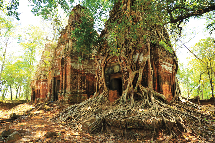 Water Cambodia Koh Ker Temple