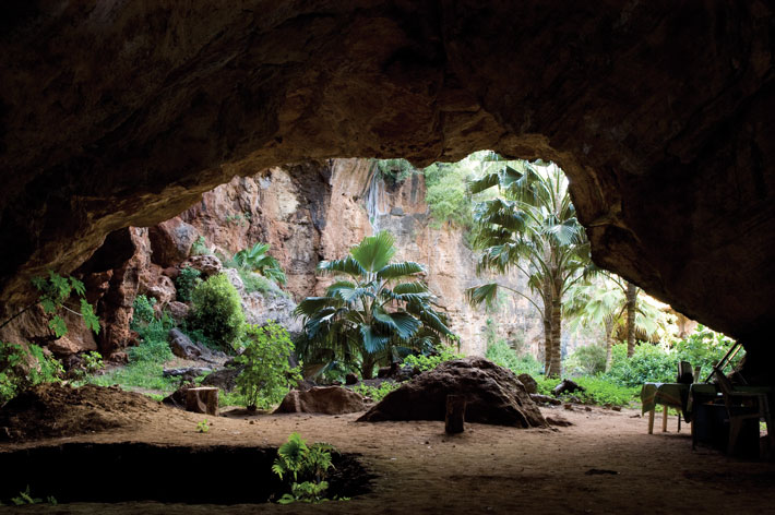 Hawaii Cave Passageway
