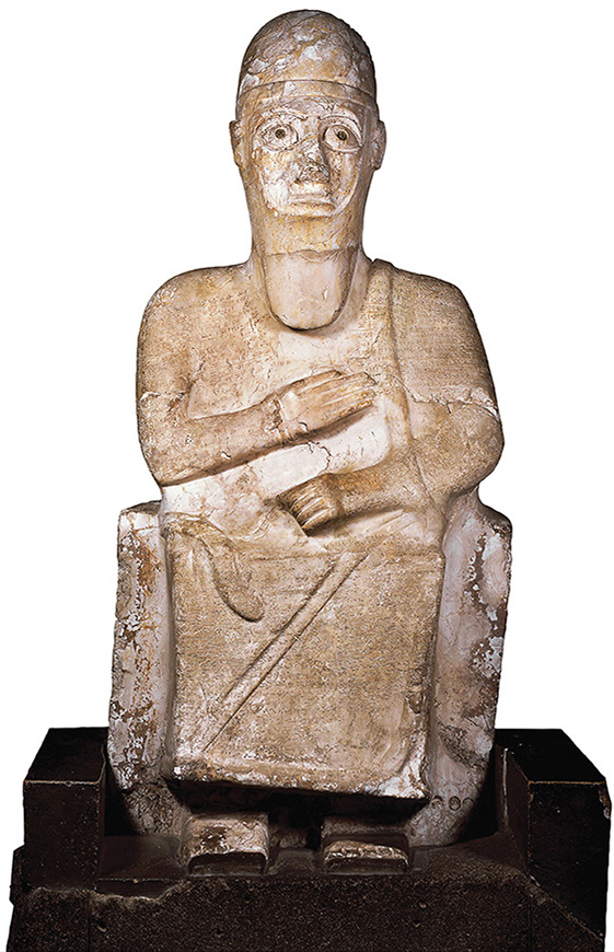 Cuneiform alalakh idrimi statue