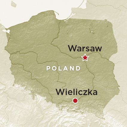 Artifact Poland Wieliczka Map